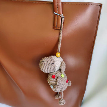 Cute crochet lamb