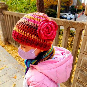 Falling in Rose Hat