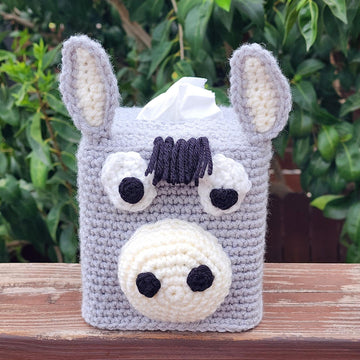Donkey Tissue Box Cover