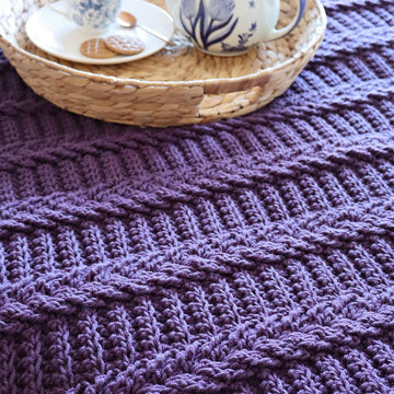 Dutch Braid Afghan