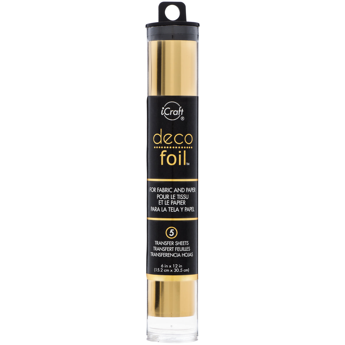 Therm O Web Deco Foil Transfer Sheets 6"X12" 5/Pkg - Gold