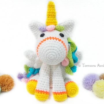 Crochet pattern little unicorn