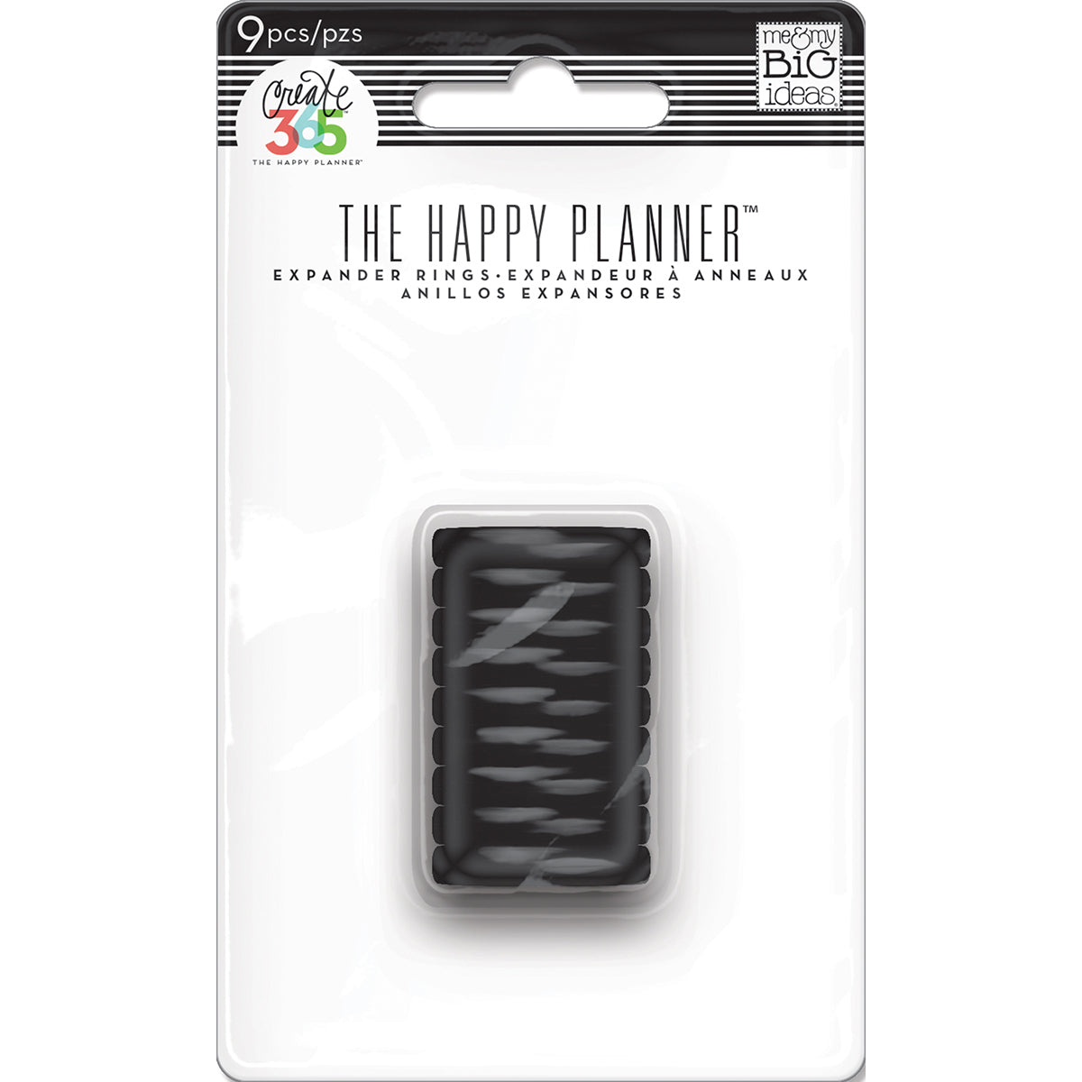 Happy Planner Discs .75" 9/Pkg - Black