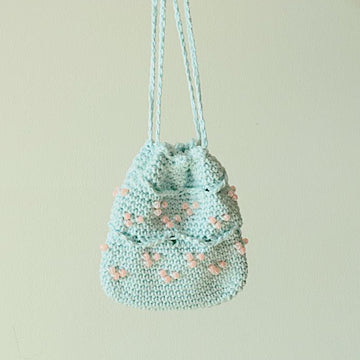 Beaded Mini Drawstring Pouch