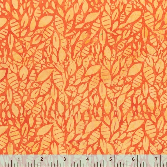 Anthology Fabrics Quiltessentials - Leaves Orange