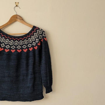 Fairisle Hearts Sweater