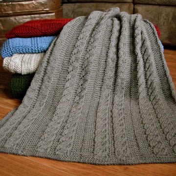 Spiral Columns Baby Blanket
