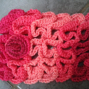 Snake Stitch Neck Warmer or Scarf