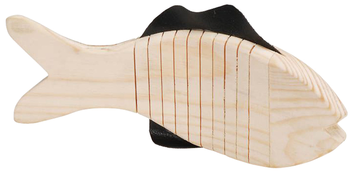 Darice Wood Wiggle Animal - Fish 6.5"X3"