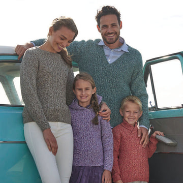 Sweaters in Sirdar Dapple DK - 8069 - Downloadable PDF