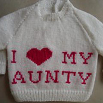 “I ♥ My Aunty” Sweater