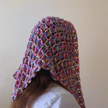Easy to crochet Bandana or Triangle shawl