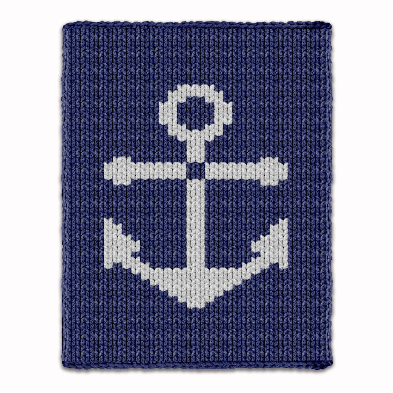 Finger Knitting Pattern, Anchor Knit Kids Bulky Blanket