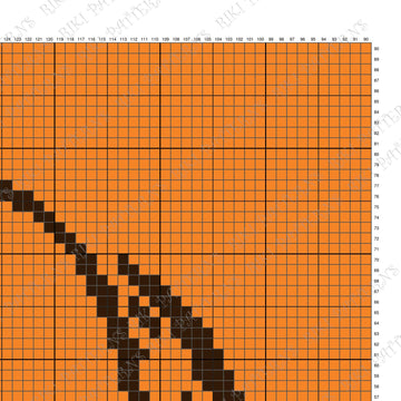 C2C CROCHET PATTERN Garfield Orange Cat Blanket Funny Cartoon Graph Throw
