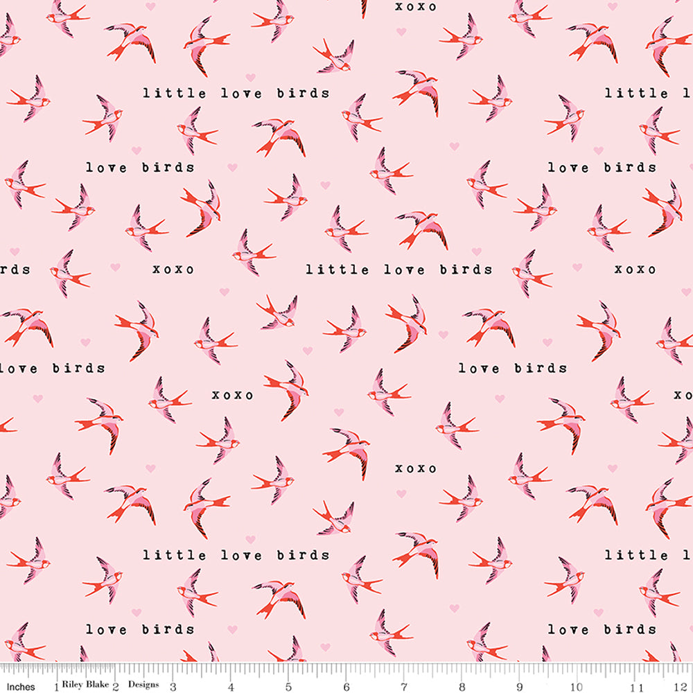 Riley Blake Sending Love - Pink - RBC10083BALLERINA