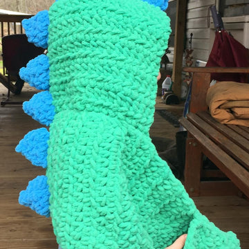Stegosaurus Hooded Scarf