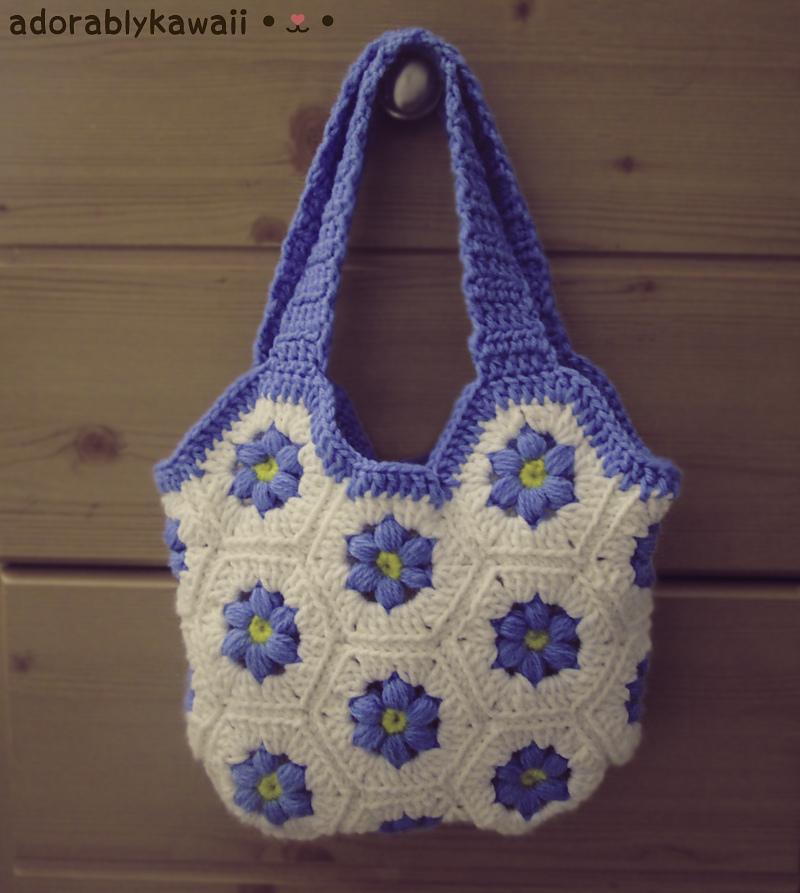 Flower Hexagon Bag