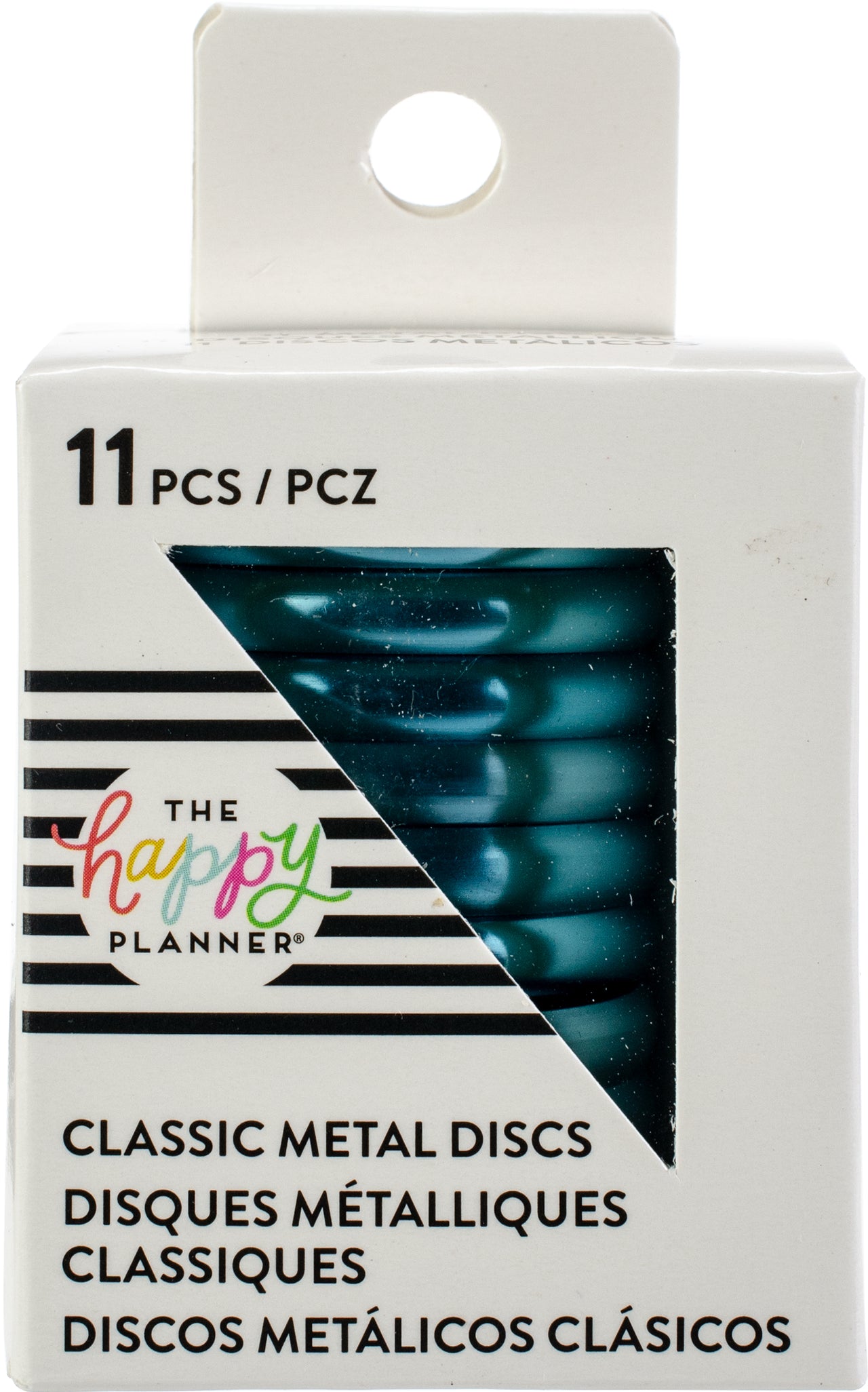 Happy Planner Medium Metal Expander Discs 11/Pkg - Teal