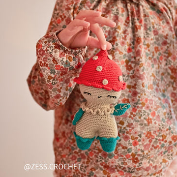 Crochet pattern Pilz the mushroom
