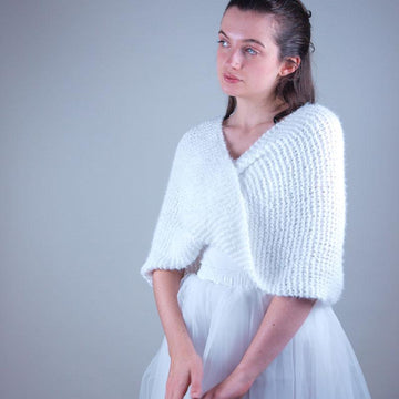 Loop in garter stitch SNOW