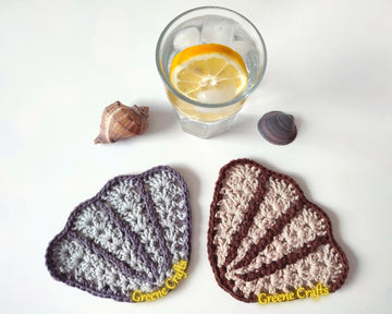 Scallop Coasters or Applique - Summer Crochet Pattern