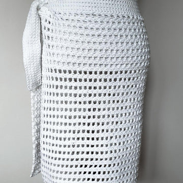 Side Tie Mesh Sarong