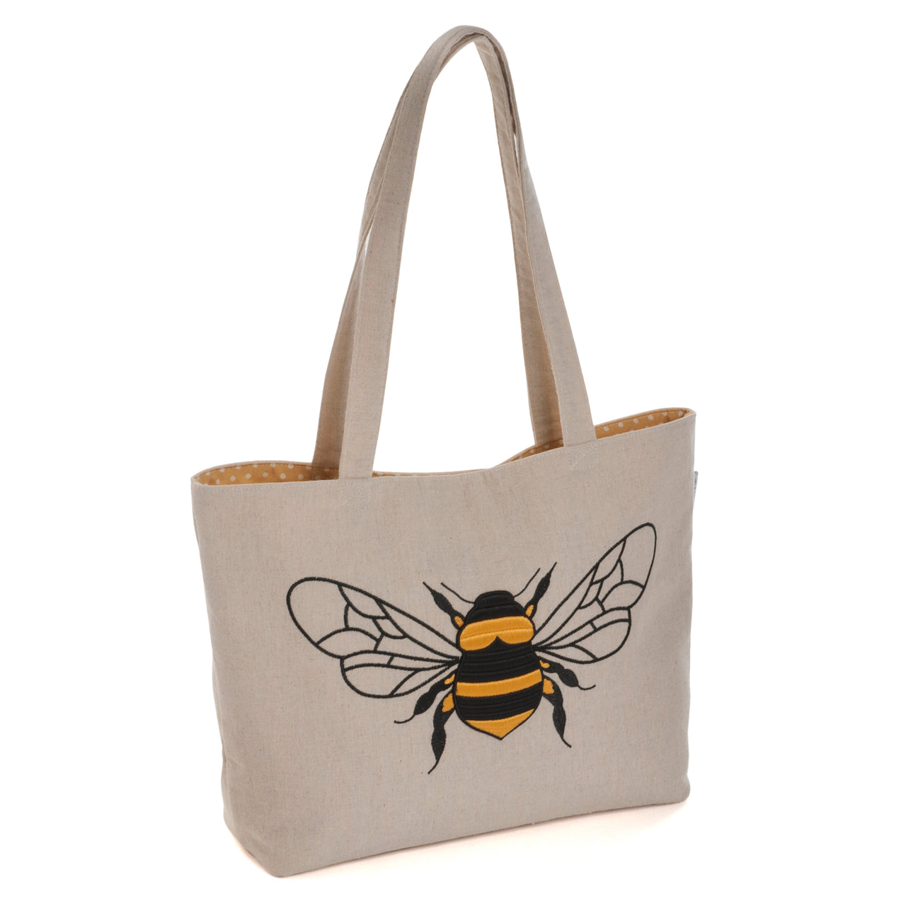 Hobbygift Linen Bee Craft Bag