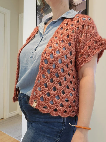 Copper cardigan