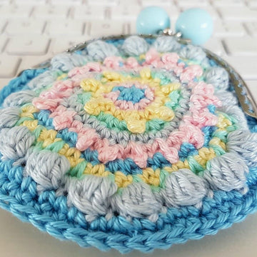 Sweet mandala coin purse with frame