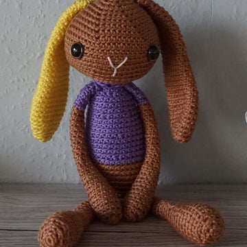 Amigurumi Häkelanleitung für den Hasen Hoppel
