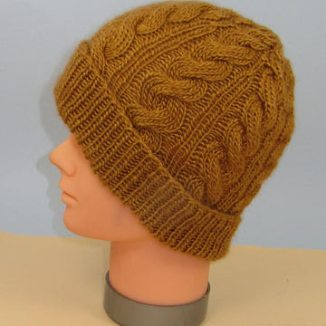 Alternate Twist Cable Beanie hat