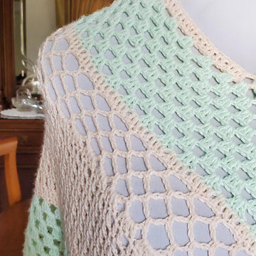 Sea Urchin Crochet Poncho