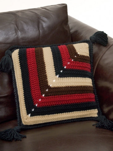 Not Your Granny's Pillow in Caron One Pound - Downloadable PDF