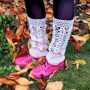 Puff Stitch Leg Warmers