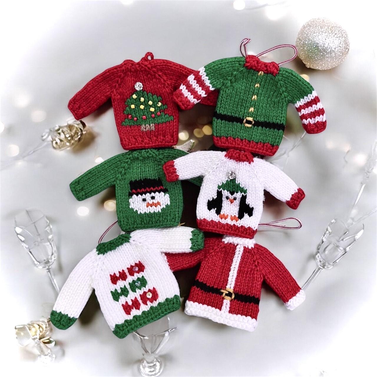 Mini Xmas Sweater Ornaments