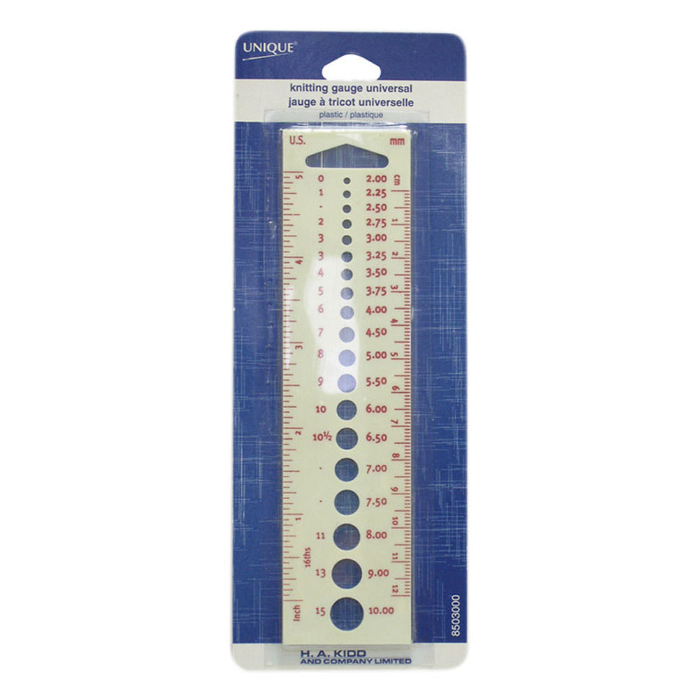 Unique Knitting Gauge Universal - Plastic
