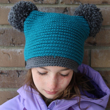 Quinn Double Pompom Hat
