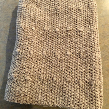 Chunky Crochet Velvet Bobble Blanket