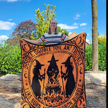 Macbeth Witches | Shakespeare Halloween Blanket