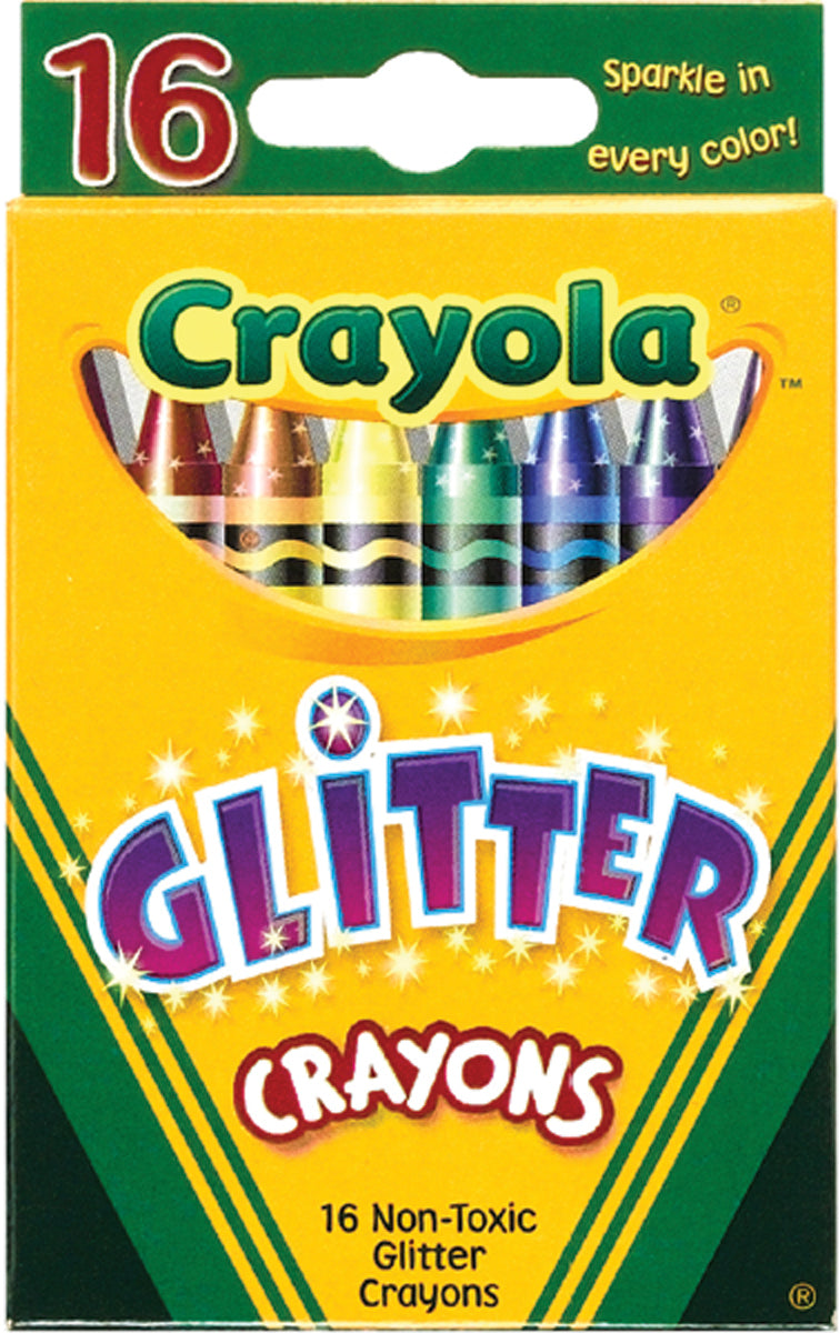 Crayola Glitter Crayons - 16/Pkg