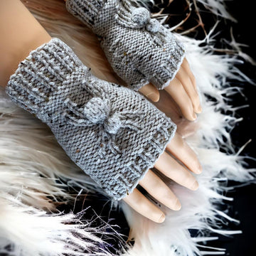 Spider Fingerless Gloves