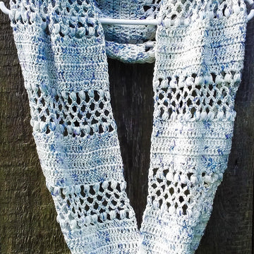 Speckled Infinity Scarf Written Pattern
