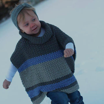 Emelyn Cowl Neck Poncho