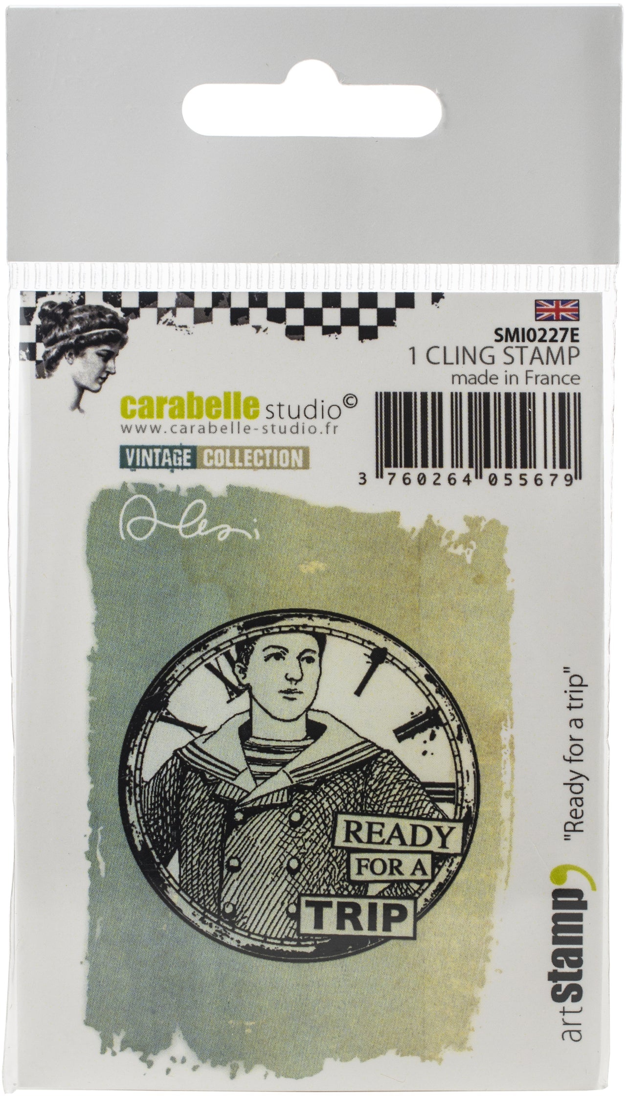 Carabelle Studio Cling Stamp Small By Alexi - Ready For A Trip