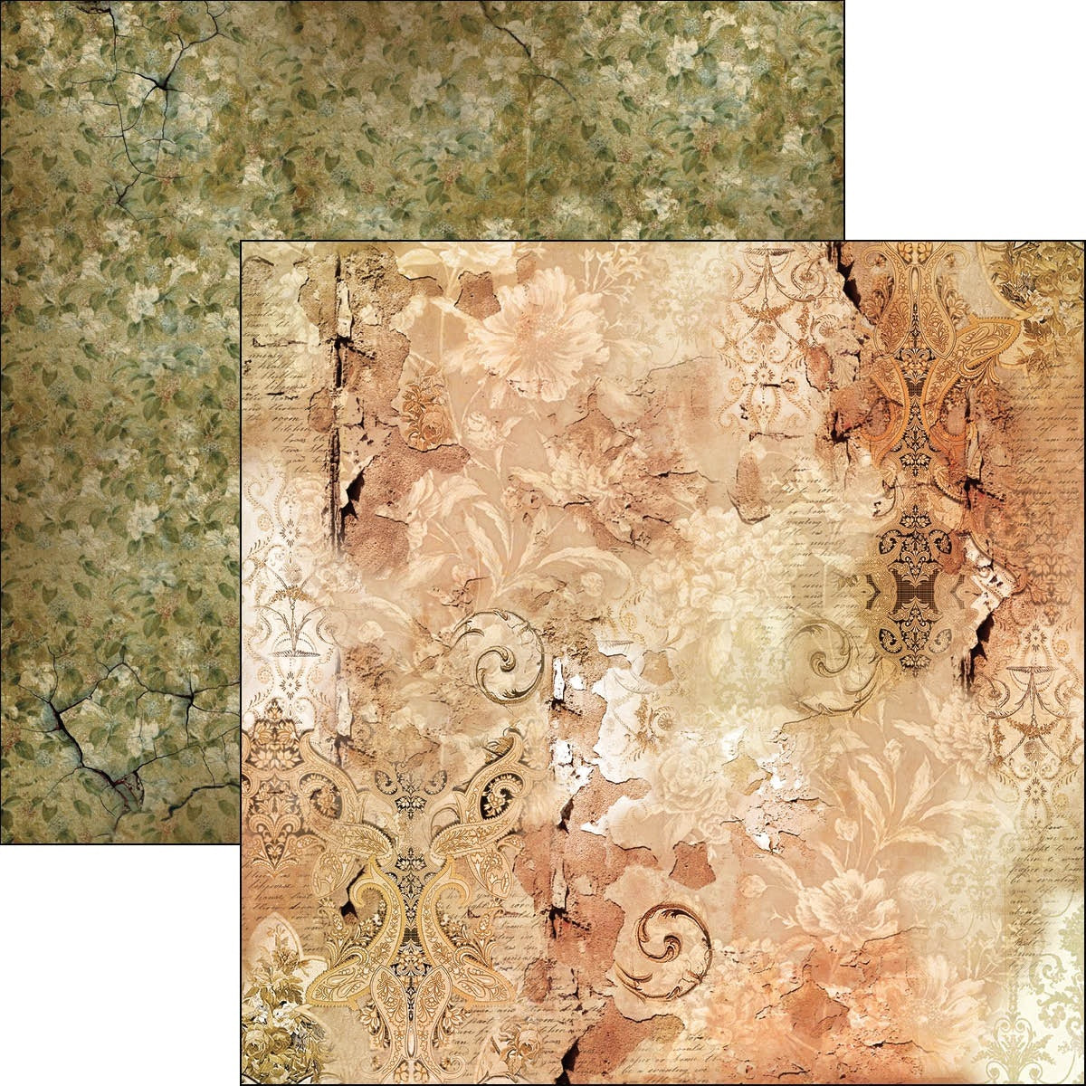 Ciao Bella Double-Sided Cardstock 90lb 12"X12" 12/Pkg - Atto Primo, La Traviata