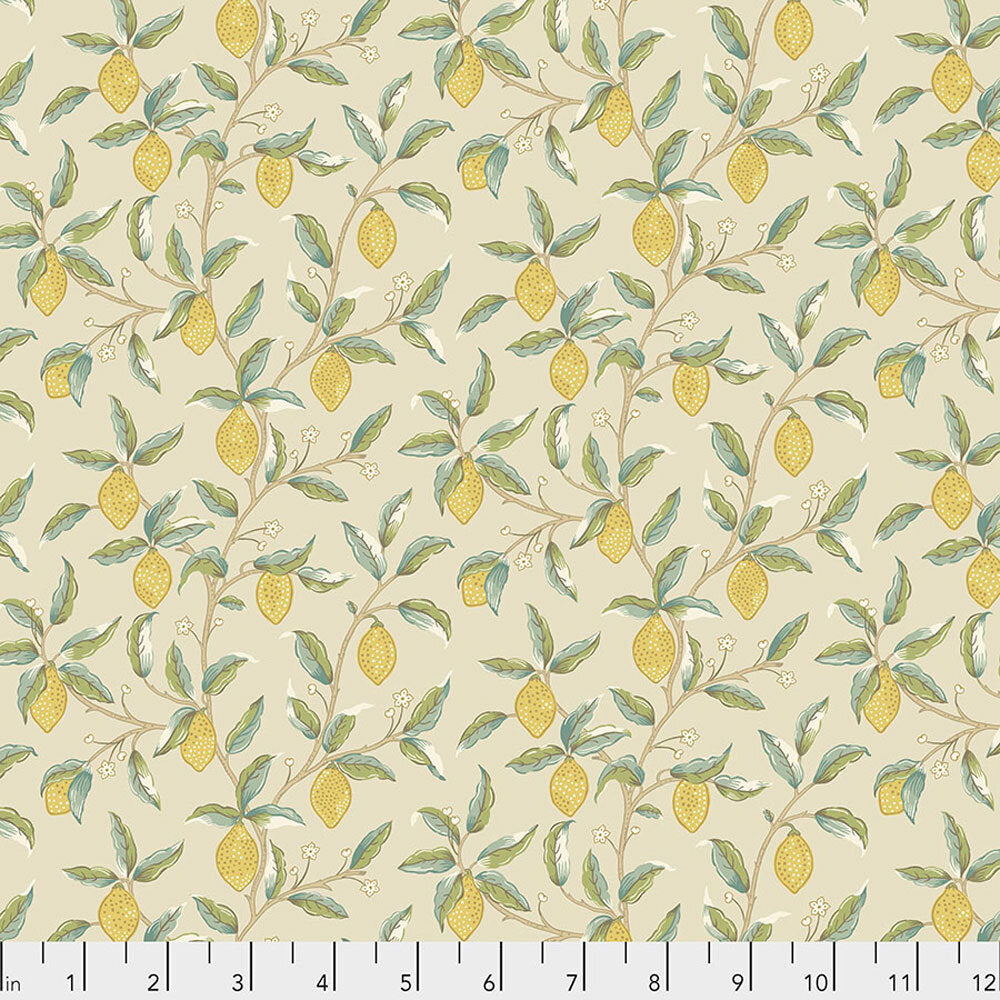 Free Spirit The Original Morris & Co. - Lemon Tree - Linen