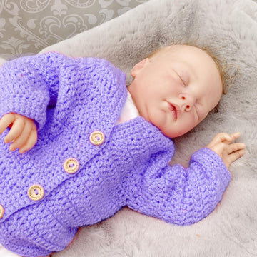 V-Neck Raglan Crochet Cardigan Pattern USA Terms#447