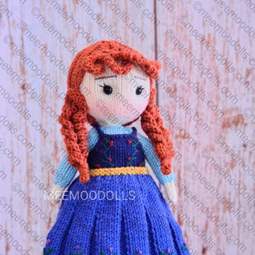 ANNA. Knitting doll pattern.