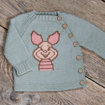 Piglet Knit kids raglan pullover