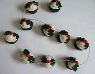 Christmas Pudding Garland